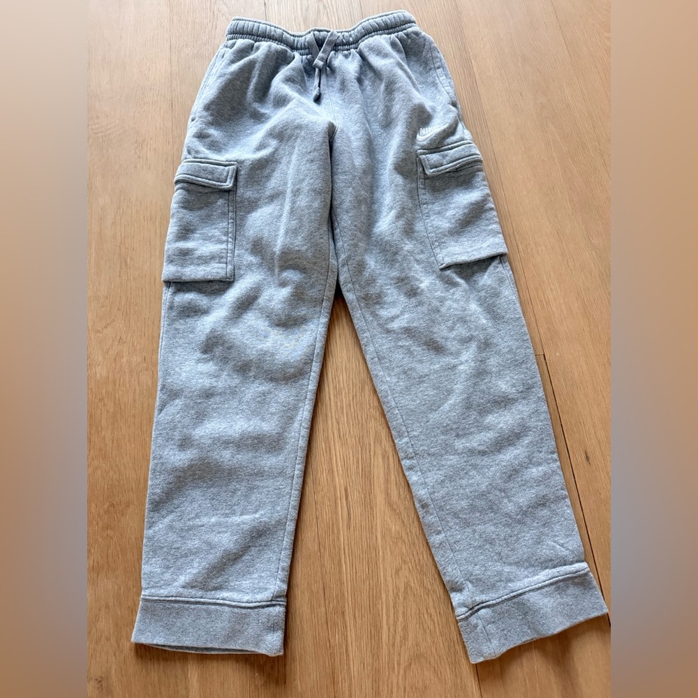 Nike Kids Gray Cargo Joggers